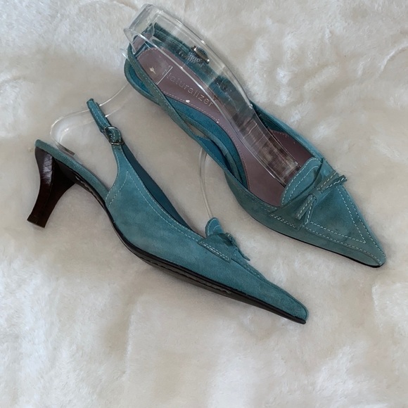 NATURALIZER Abigail Suede Leather Slingback Shoes - Picture 1 of 14